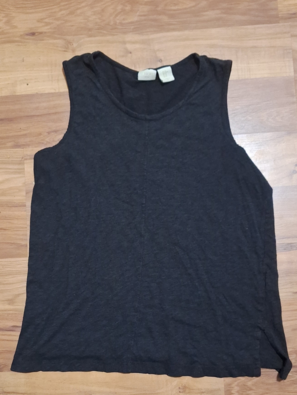 St. Tropez Charcoal Gray Relaxed Tank Top